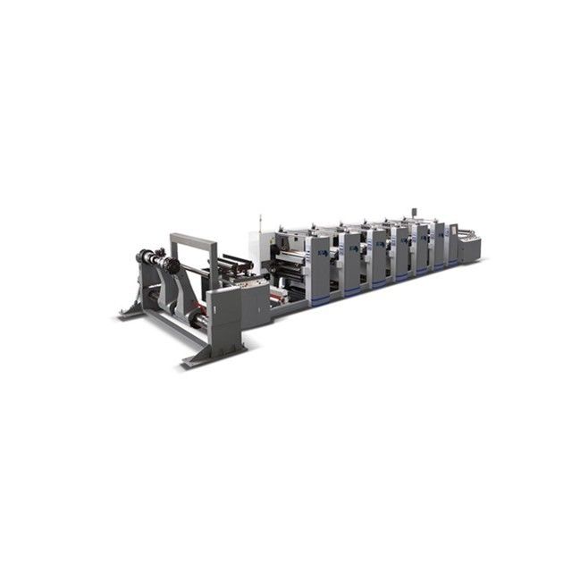 6 kleuren Petal type High Speed Flexo Printer voor papieren kopjes