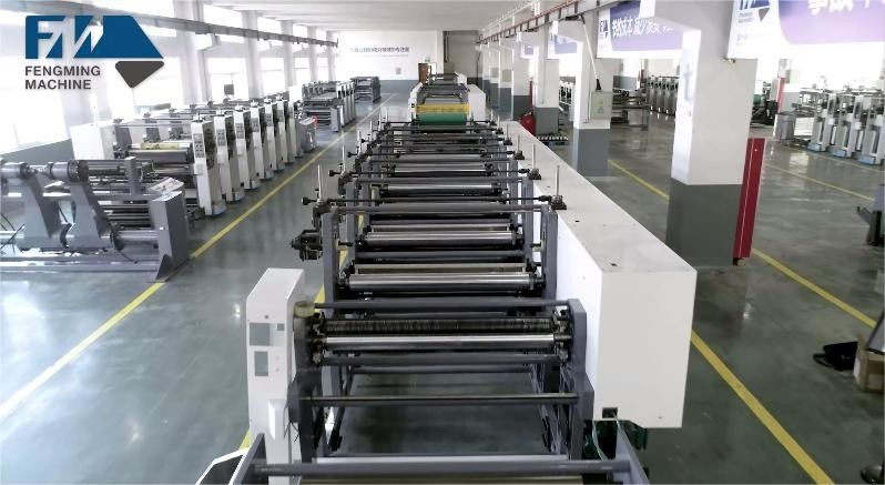 Automatische papierrol om te rollen Flexopresso machine met anilox en cycliner met snel veranderende structuur