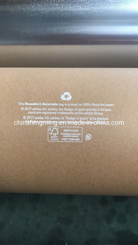 Max. Rewinder Diameter 1524mm/1200mm Gecoat Paper Flexo Printing Machine voor 4 kleuren