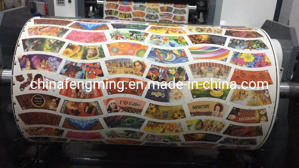 Vloeibare inktflexodrukmachine voor papieren tassen