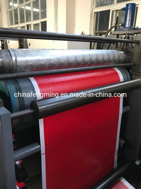 FM-B Multicolor Red Packet Printing Machine met inline embossing en embossing unit
