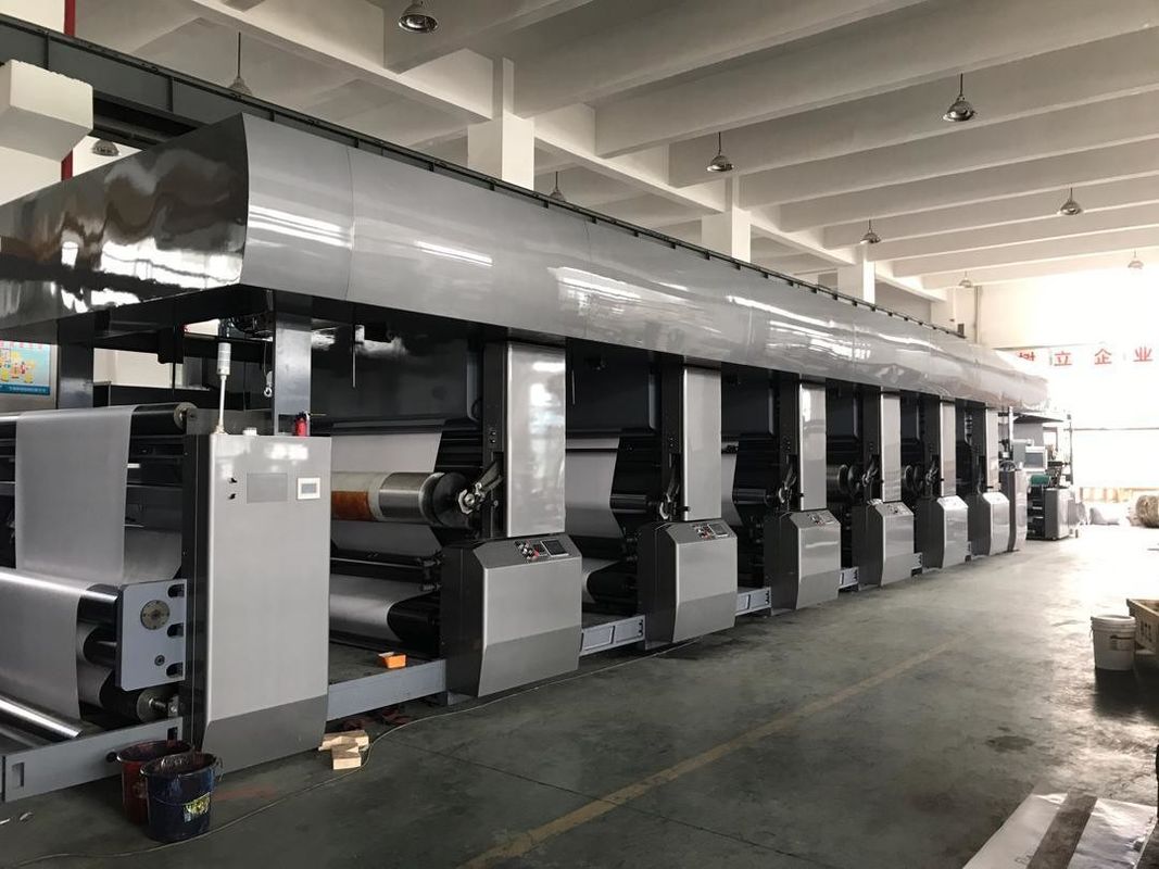 Wide Range Paper Carton Flex Printing Machine met 380V 3pH 50Hz stroomvoorziening en 7 kleuren