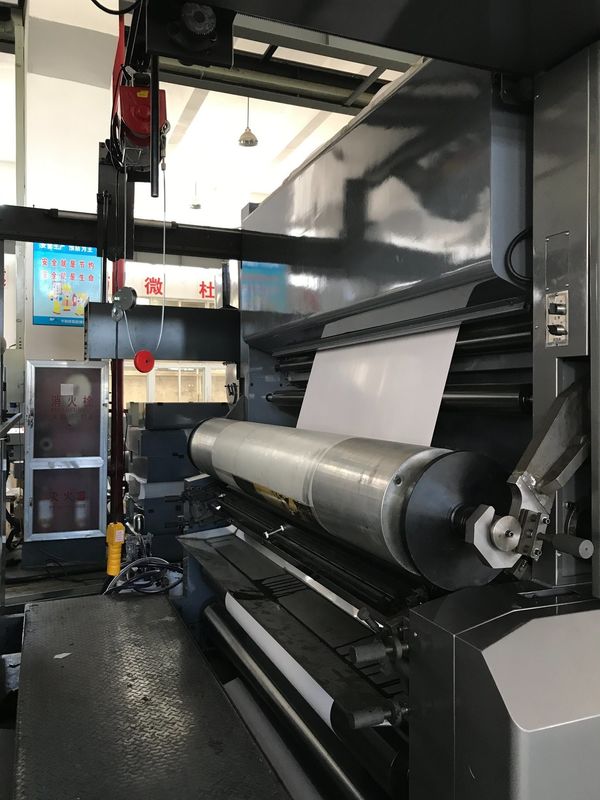 Wide Range Paper Carton Flex Printing Machine met 380V 3pH 50Hz stroomvoorziening en 7 kleuren