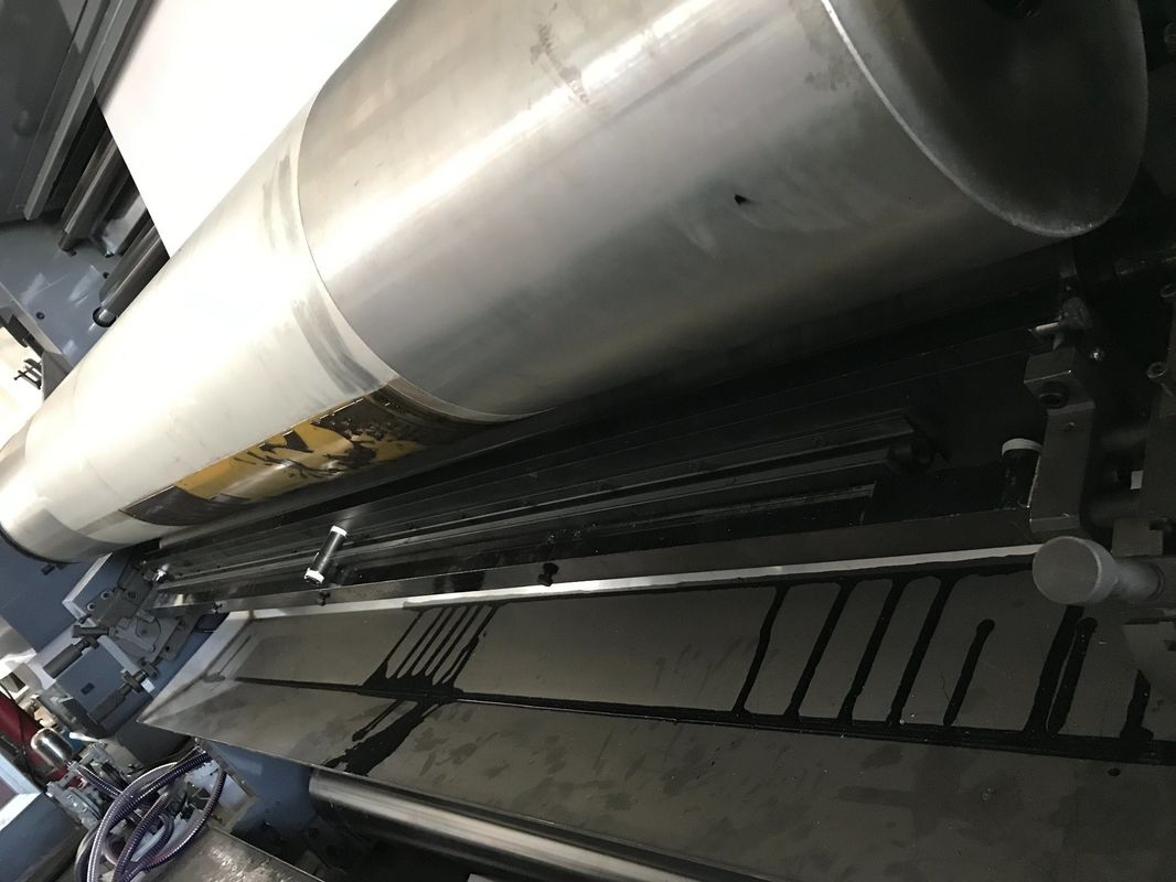 Wide Range Paper Carton Flex Printing Machine met 380V 3pH 50Hz stroomvoorziening en 7 kleuren