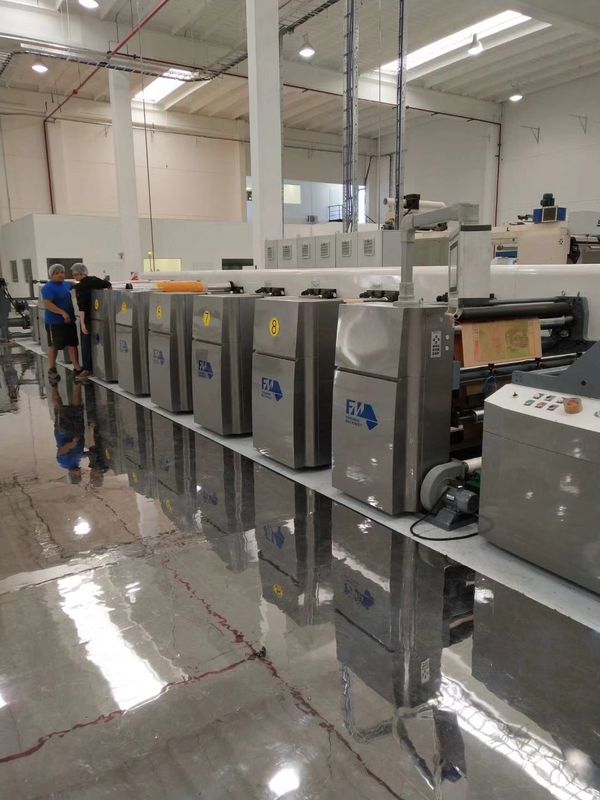 Flexodrukmachine voor eenzijdig papier met een maximale webbreedte van 1020/1320/1350 mm
