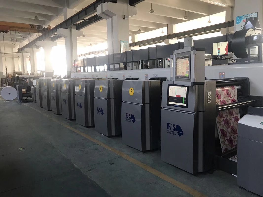 Flexodrukmachine voor eenzijdig papier met een maximale webbreedte van 1020/1320/1350 mm
