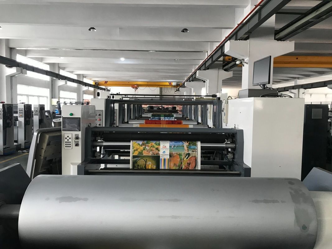 PE-gecoate dubbele flexoprintmachine met een webroldiameter van 100 mm en UV-IR-droger