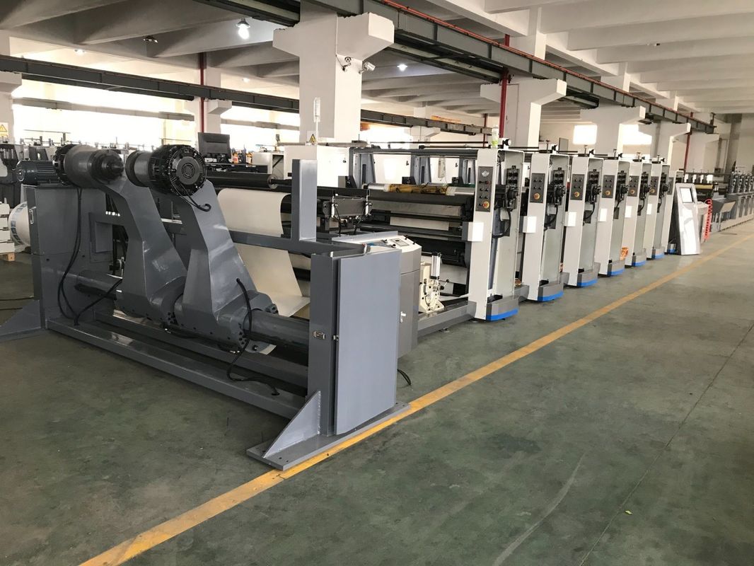 Hot Air IR Drying Art Paper / Chrome Paper Flexo Printing Press voor op maat gemaakte aanvragen
