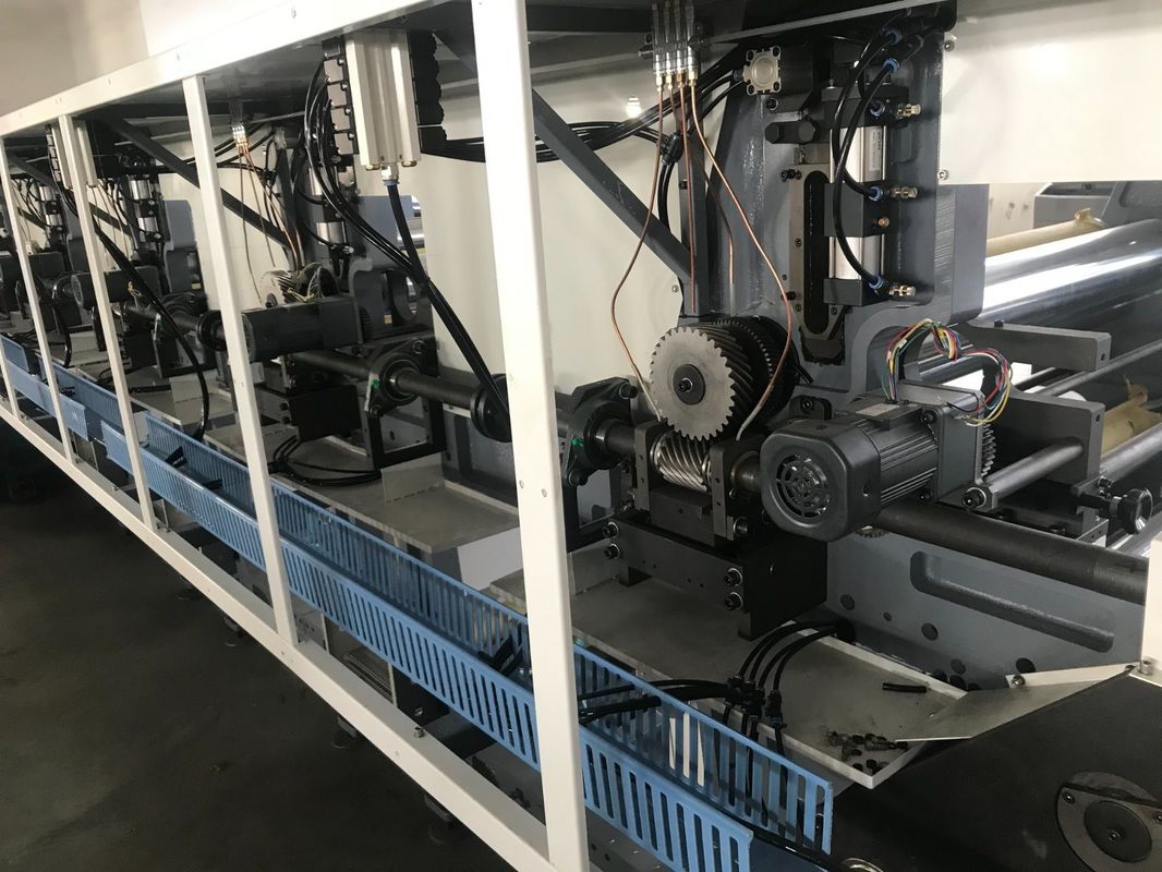 6 Kleuren Flexografie Kleurpapierbeker Drukmachine Met 380V 415V 440V 220V stroomtoevoer