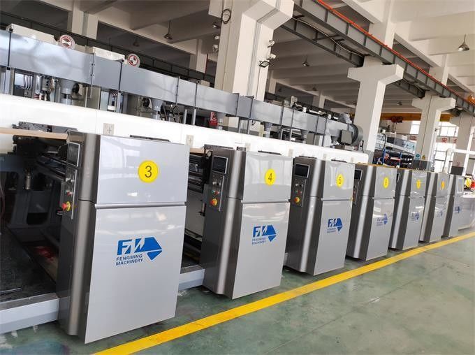 Warm verkoop 4 kleur High Speed Flexo Printing Machine Roll To Roll Flexographic Printing Machine Flexographic Printer