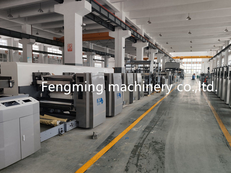 Eenzijdige drukmachine type 6 Kleuren Flexografische machine voor het lakken van papierplaten