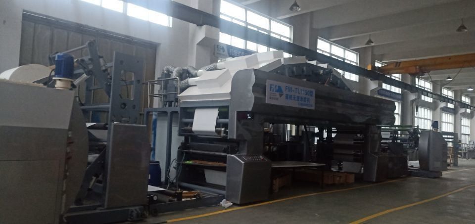 Warmlucht IR droogcomputerbesturing laminatiefilmmachine voor 1350 mm max. webbreedte