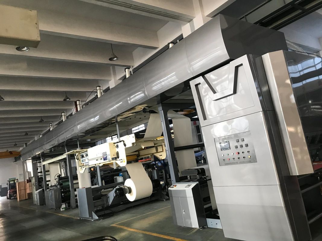 High Speed Non Stop Lap Joint Paper Coating Machine voor dun papier