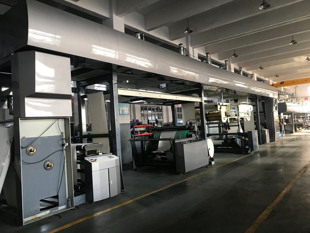High Speed Non Stop Lap Joint Paper Coating Machine voor dun papier