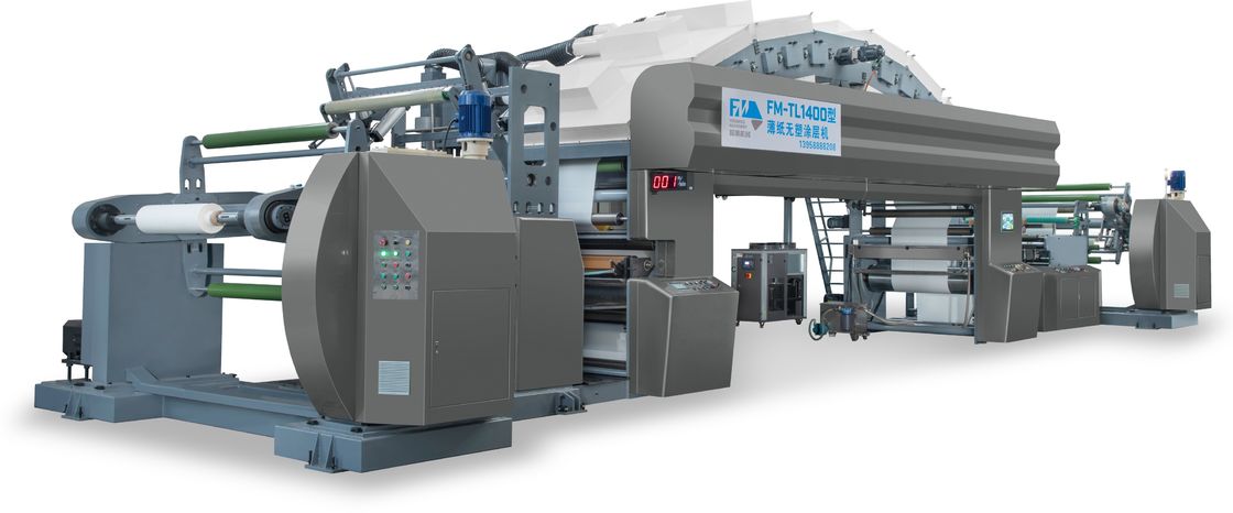 High Speed Non Stop Lap Joint Paper Coating Machine voor dun papier