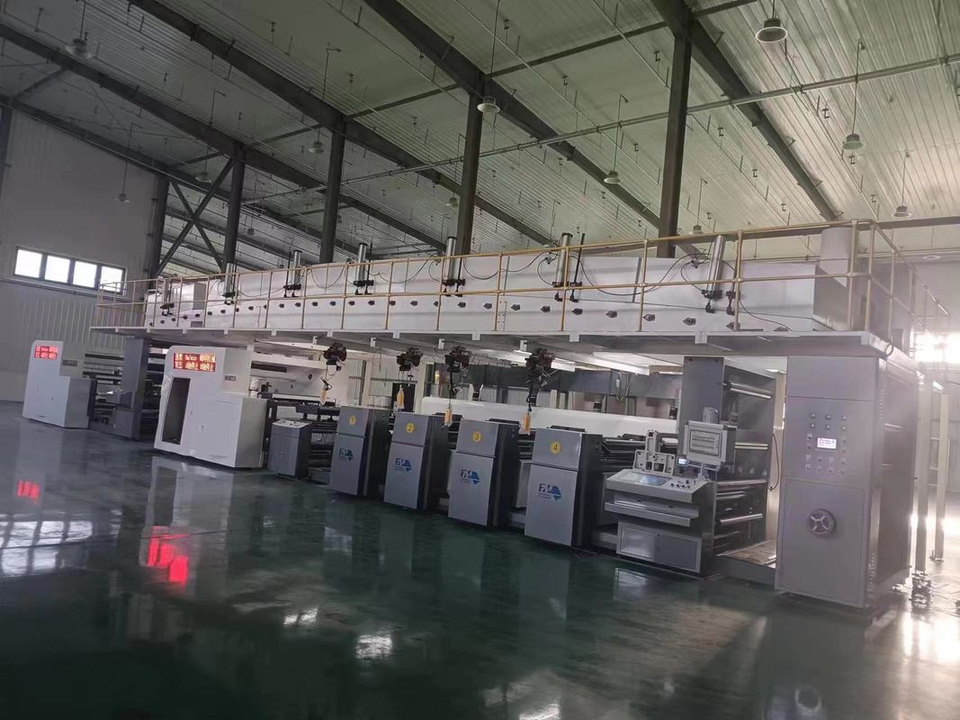 Max.Mechanische snelheid 150m/min Flexodrukmachine voor grote rewinders 1524 mm diameter