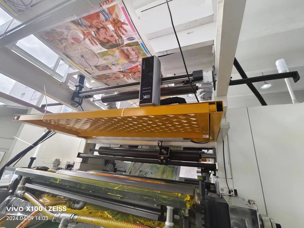 Verticale cascadingflexografische drukmachine voor niet-geweven papier