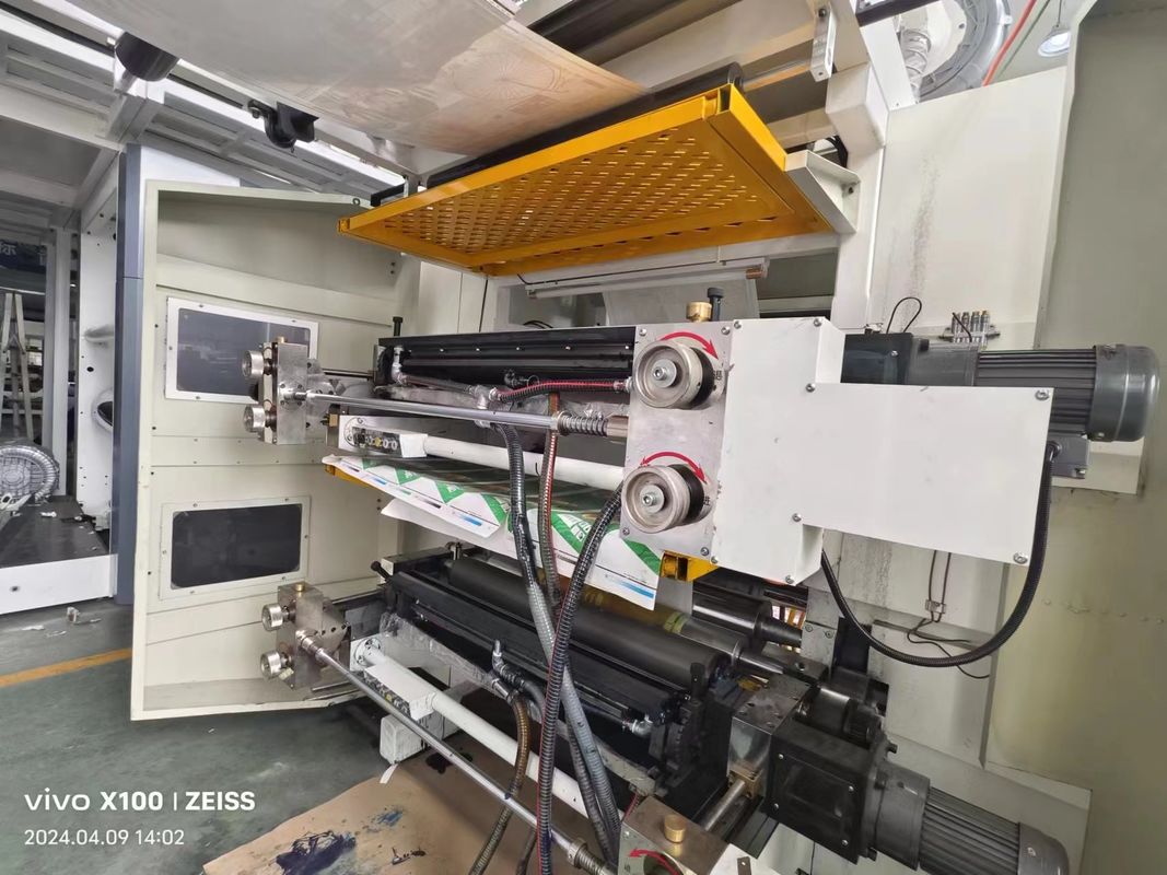 Verticale cascadingflexografische drukmachine voor niet-geweven papier