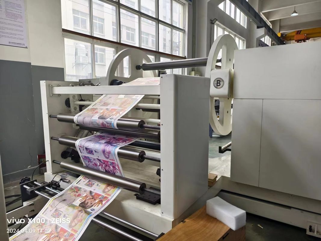 Verticale cascadingflexografische drukmachine voor niet-geweven papier
