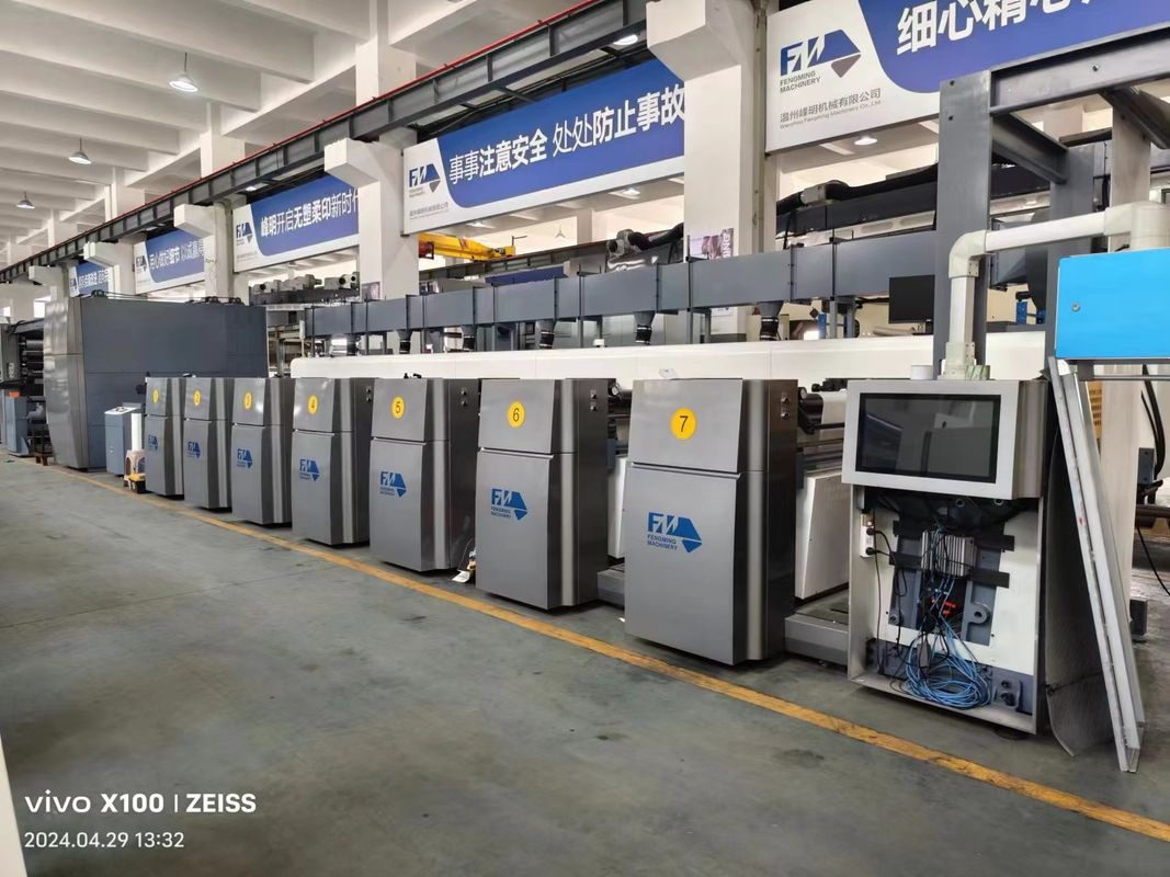 Flexodrukmachine voor papierzakken en dozen met maximale breedte van 630 mm