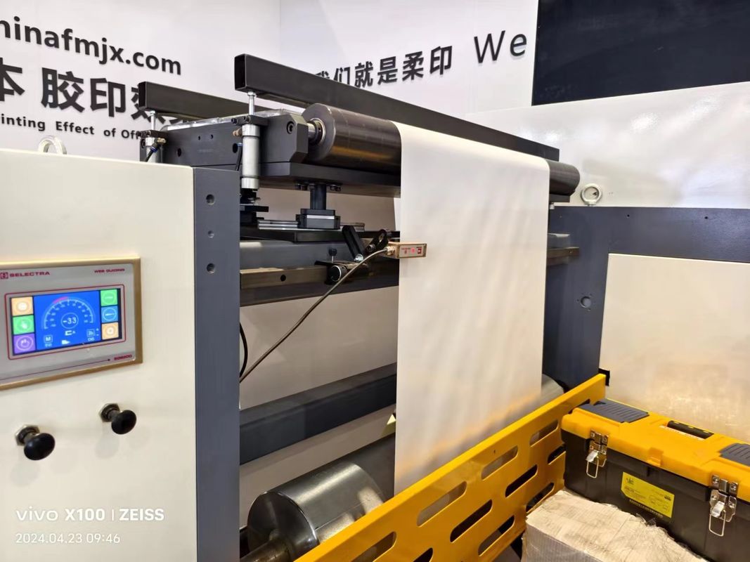 Flexodrukmachine voor papierzakken en dozen met maximale breedte van 630 mm