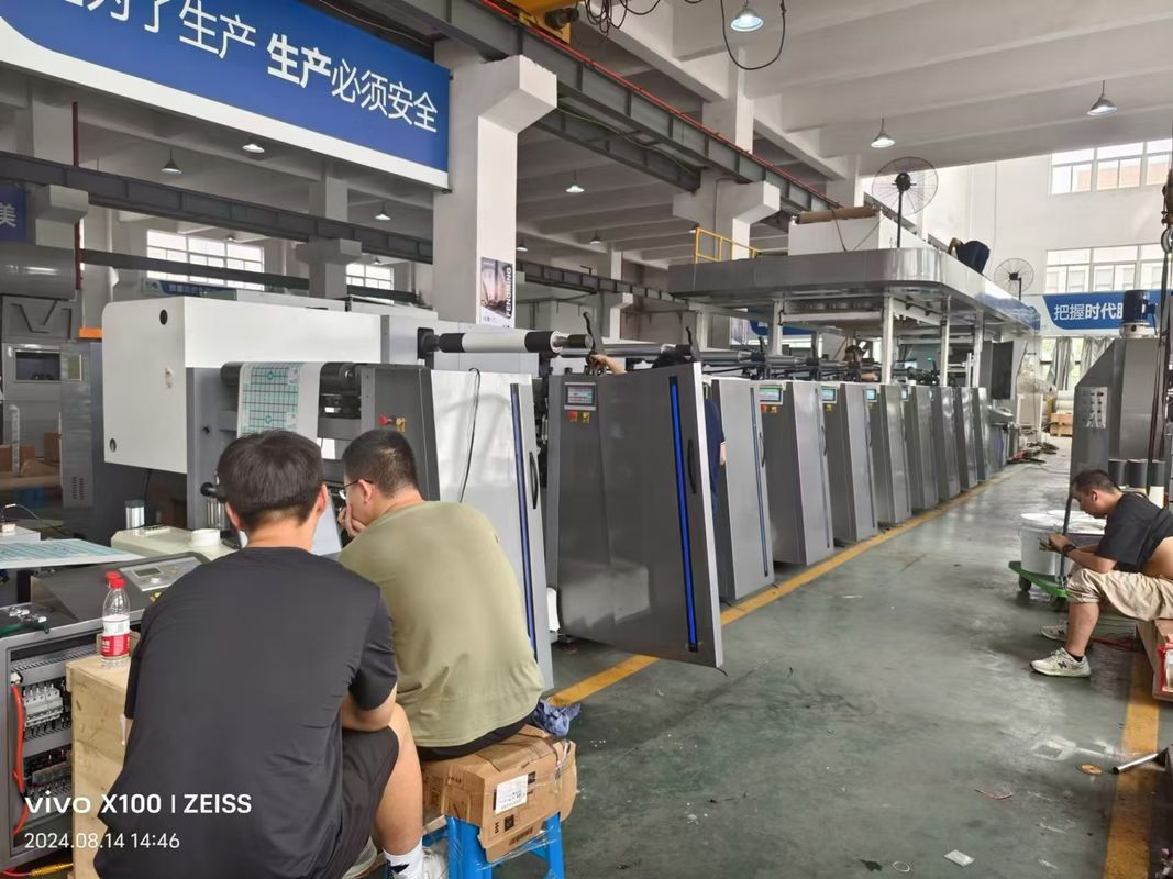 High Efficiency Cloth Label Paper Film Bag Type Niet-geweven flexografische drukmachine