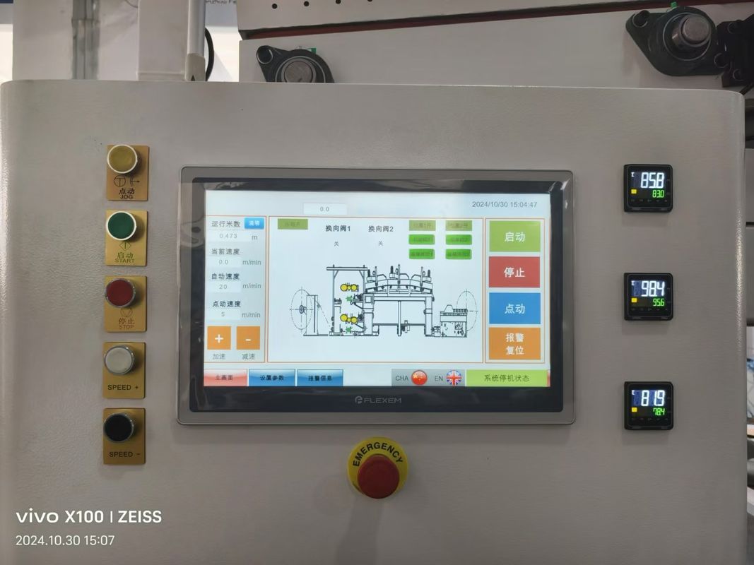 Accurate kleurenregister Cascading Flexo-printer met jogging / stopknoppen