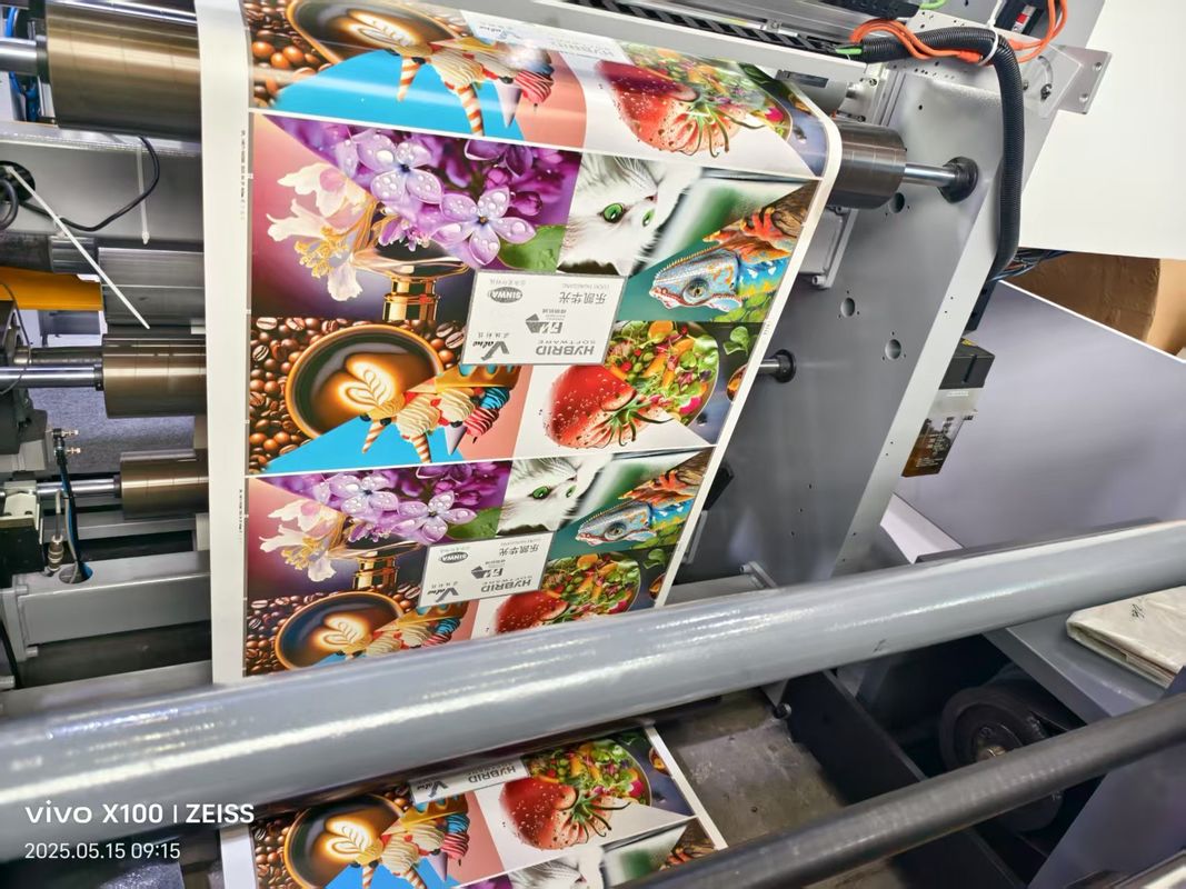 Automatische Hoge Snelheid Lange Levensduur 4 6 Kleuren Lexo Drukmachine met IR Droger voor Papieren Bekers