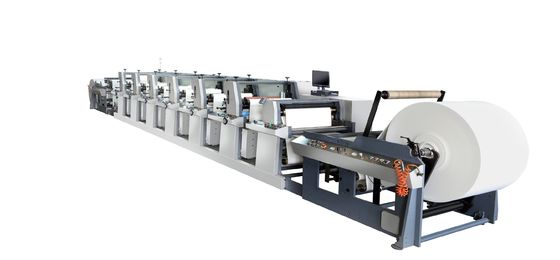 Automatische flexografische printer voor het drukken van flexibele verpakkingen