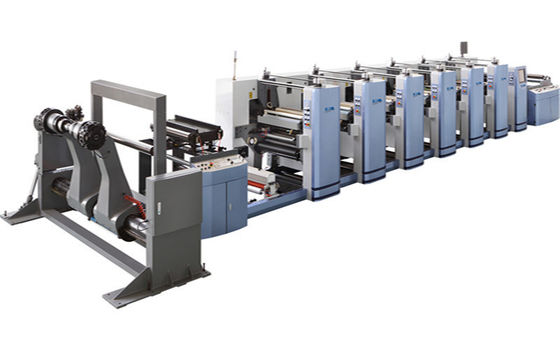 High Speed Roll 4 Colours Flexographic Printing Machine voor papieren kopjes/dozen/zakken FM-B920