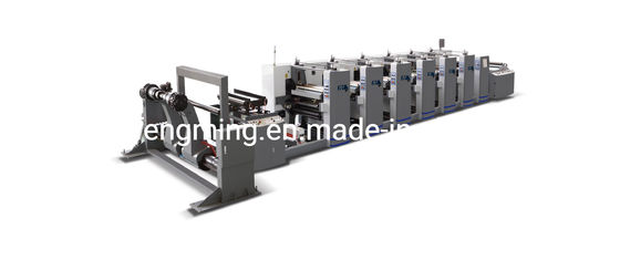 Versnelling 150 m/min Drukversnelling Flexografische drukmachine met eenheidsstructuur