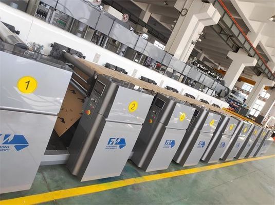 Op maat gemaakte aanvraag 6 Kleurflexodrukmachine voor meerlagig composietpapier