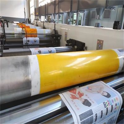 4 Kleuren Automatische Centrale Drum Flexografisch Label Papierband Hoog snelheids Flexodrukmachine