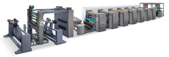 Automatisch splitsingsapparaat voor papier voor hoge snelheid Flexo-drukmachine 6 kleuren