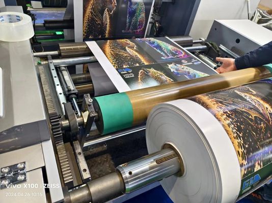 Eco-vriendelijke papierstraw flexoprintmachine voor etikettenzakken en kaartdrukken