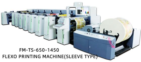 Hoog snelheidsflexodrukmachine met servo-aandrijving en IR-droger