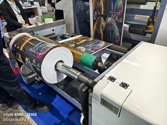 Flexodrukmachine met servo-aandrijving voor hogesnelheidsdruk