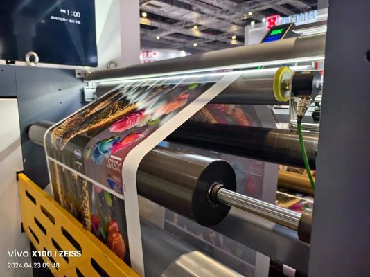 Flexodrukmachine met servo-aandrijving voor hogesnelheidsdruk