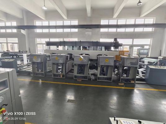 Flexodrukmachine met automatische registerstandsgeheugenfunctie