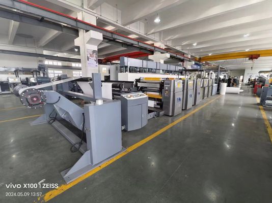 Automatische registerpositie-geheugen-eenheid type Flexodrukmachine voor diverse papiermaterialen