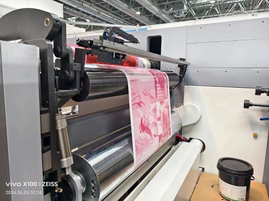 Nieuw ontworpen 8 kleuren weefsel niet-geweven PP-geweven folie film Bopp Flexo-drukmachine voor de productie-installatie